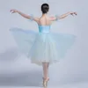 Vêtements de scène Giselle Ballet danse Tutu ballerine robe pour filles femmes Performance Costume fête romantique fée longue
