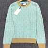 Sweat-shirt de pull féminin Marque Classic Leigner Designer Cardigan à manches longues Haut Collier de coton Vêtements