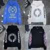 Lüks Moda Erkek Ceket Hoodies Brandch Sweatshirts Tasarımcıları Fermuar Kapşonlu Süvari Erkekler Kadınlar Sıradan Pullover Sanskrit Horseshoe Hoodie Üstler Coat Ceket LFNV