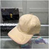 Ball Caps 23 Capeball Cap Men Casquette G Jumbo Hats Kobiet marka Snapback Hat Luxury Beanie Tennis Pink Beach Drop dostawa dhr0l