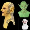 Wit Groen Geel Snelle nieuwe little ghost masker hoofddeksels Demon clown vampire orc masker Halloween verjaardagsfeestje funny263O