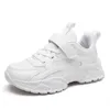 Chaussures de course respirantes pour enfants garçons filles baskets de sport blanc noir baskets décontractées pour enfants taille 28-39