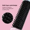 Hårrätare 2 i 1 Straceener Brush Professional Comb för Wigs Curler Styling Tools 230728