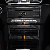 CAR Central Control Кондиционирование CD Панель отделка обрезка углеродного волокна для Mercedes Benz E Class W212 2014-15201