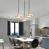 Luminárias pendentes modernas Cloudstone disco voador luzes sala de estar quarto cabeceira LED luminárias suspensas luxuosas