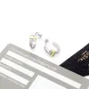 Diamond oorbellen Studontwerpers voor vrouw luxe sieraden 925 Silver Earring Fashion Gifts Designer Accessoires Groothandel