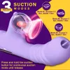 Vibrators AAV 4 in 1 Thrusting Dildo Vibrator 9.5 Inch Rabbit Vibrator Clit Sucking G Spot Clitoris Stimulator Sex Toys for Women Sex Shop 230728