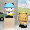 Decorative Objects Figurines Yiers Mitao Panda Bubu Dudu Figure Model Exciting Collectible Action Kawaii Bear Toy Doll Ornament Home Deroc Birthday Gift 230728