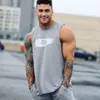 Mannen Tank Tops Katoen Gym Top Mannen Spier Mouwloos Workout T-shirt Mode Kleding Zomer Compressie Fitness Bodybuilding Vest 230728