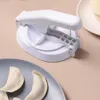 Bakken Gebak Gereedschap Knoedel Wrap Druk Deeg Ravioli Maker Mould Draagbare Machine Voor Maken Empanadas Keuken Gadgets251H