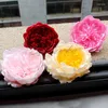 Fleurs décoratives 9 pièces/boîte Dia 9cm fleur artificielle pivoine fausse tête pour cadeau de saint valentin amour bricolage mariage décor à la maison savon