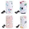 Bottle Warmers Sterilizers# Portable Baby Warmer Heater Cotton Printed Infant Feeding Milk Cup USB Storage Bag Accessories 230728