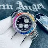 Projektant Rainbow 40 mm Automatyczny 2813 Ruch stal nierdzewna desinger kobiety zegarki męskie z pudełkiem męskie zegarek mężczyźni