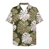 Camisas casuais masculinas Tropical Folha de bananeira Padrão Festivo Carnaval Manga curta Verão Masculino Havaiano Praia Aloha Múltiplas Escolhas