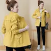 Women's Jackets 2023 Korean Version The Waist Slim And Thin Windbreaker Western-style Age-reducing Coat For Women Spring Autumn