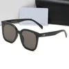 CE 40368 Tasarımcı Güneş Gözlüğü Adam Gözlükler Kadın Moda Çerçevesiz Dikdörtgen Kaplama Bufalo Boynuz Güneş Gözlüğü UV400 Kanıt Gözlük
