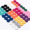 120 pièces 22cm tampons en feutre adaptés pour 30mm diffuseur d'huile essentielle collier Bracelet médaillon diffuseur coloré recharge2597