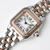 Designer Lady Watches Men and Women Quartz Watch Diamond 316 Stainless Steel Sapphire Crystal Square Wristwatch Waterproof Water Resistant