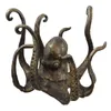 Dekorativa föremål Figurer Octopus Staty Harts Sculpture Crafts Mug Holder Fun Cast Cup Jewelry Desktop Home Decoration 230729