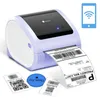 Impressora de etiquetas D520 BT - Impressora térmica de remessa Impressora de etiquetas de mesa para código de barras, correspondência, etiquetas de endereço, postagem, conectada com telefones PC