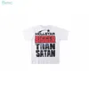 Hellstar Studios de haute qualité Bigger Than Satan Fashion T-shirt en pur coton pour hommes LTIP