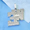 Pendant Necklaces WE Letters Pendants Necklaces for Women S925 Silver Hip Hop Jewelry Pass Diamonds Tester With GRA 230728