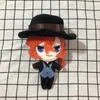 Animali di peluche ripieni Bungou Stray Dog Peluche Bambola giocattolo Osamu Dazai Nakahara Chuya Simpatico cuscino di riempimento morbido Regalo per bambini 20cm 230728