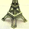 Oggetti decorativi Figurine 25CM Bronze Tone Paris Eiffel Tower Figurine Statue Modello in lega vintage 230728