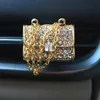 Borsa Bling Accessori per auto Regalo per ragazze Uscita automatica Clip per profumo Deodorante per ambienti Diffusore di profumo Decorazione elegante Ornamento interno 271C