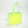 Borse da sera Spalla in PVC trasparente per donna Colore caramella Moda Jelly Tote Borsa da donna di grande capacità Shopping Borse casual 230729