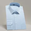 Camicie eleganti da uomo Camicia elegante oversize a maniche lunghe Uomo Marca Ufficio Affari Fitness Camicetta formale tasca bianca Plus Abbigliamento 8XL 7XL 6XL 5XL 4XL 230728