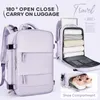 Sacs d'école Sac à dos de voyage pour femme Carry On Backpack TSA Sac à dos pour ordinateur portable Flight Approved College Nurse Bag Casual Daypack for Weekender 230728