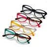 Zonnebril Dames Cat Eye Anti-blauwlicht Bril Persoonlijkheid Multi-color Frame Volledig Clear Lens Wear Computer