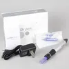 Electric Derma pen Plug in A1-C with 2pcs needle cartridges Dr.Pen Stamp Auto Microneedle Skin Care Tool Meso Therapy