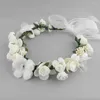 Hair Clips Floralbride Women's Artificial Flower Wreath Headpieces Crown Bridal Wedding Floral Accessories Headband Vine