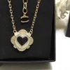 Designer jewelry necklace Small Fragrance Block Cream White Enamel Heart Diamond Set Simple Black Necklace Earrings