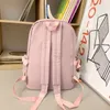 Zaini da scuola Zaino a colori a contrasto carino per donna Zaino da uomo Borsa a tracolla di grande capacità Elegante da viaggio Casual Daypacks Bookbag 230729