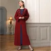 Vêtements ethniques Dubaï Ouvert Abaya Fleur Kimono Jilbab Caftan Turc Femmes Musulmanes Maxi Robe Long Cardigan Ramadan Robe Robe De Soirée Islam
