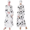 Roupas Étnicas Moda Feminina Abaya Dubai Cinza Branco Preto Bordado Casaco Caftan Muçulmano Longo Cardigan Bolero Hijab Turco Islami276M