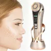 Face Massager RF Radio Frequency Lifting Machine EMS Micro current Skin Tightening Red Blue Light Rejuvenation Beauty Device 230728
