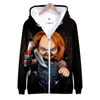 Erkek Hoodies 3 ila 14 yıl çocuklar kötü iyi adamlar oyuncak cosplay kostüm sweatshirt kızlar kızlar cadılar bayramı chucky ceket çocuk kıyafetleri