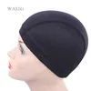 Perkkappar 12st Glueless Hair Net Wig Liner Wig Caps för att göra peruker spandex net Elastic Dome Wig Cap 230729