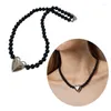 Pendant Necklaces Heart Beaded Small Chain Necklace Choker Jewelry Gift For Women Girls