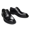 Leren schoenen heren zakelijke formele kleding 2023 zomer nieuwe ademende all-match casual Britse stijl dagelijkse schoenen