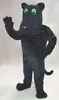 Halloween High quality CARTOON PANTHER Mascot Costume Cartoon Fancy Dress fast shipping Adult Size