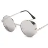 Solglasögon Steampunk Round Frame For Women Men mode Vintage Design Sport Driving Sun Glasses Trend Male Female Eyewear 2023