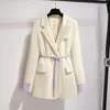 Costumes pour femmes début printemps mode violet costume veste femme automne 2023 tendance Niche conception haut sens loisirs taille petit Blazer