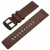 Bracelets de montres Bracelet de montre en cuir gras italien 20mm 22mm pour Galaxy 42mm 46mm SM-R810 R800 Bande à dégagement rapide Sports Wrist Strap226J