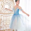 Vêtements de scène Giselle Ballet danse Tutu ballerine robe pour filles femmes Performance Costume fête romantique fée longue