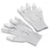 Guantes desechables de fibra de carbono, antiestáticos, para inmersión de dedos, antideslizantes, resistentes al desgaste, protección laboral, trabajo electrónico Industrial